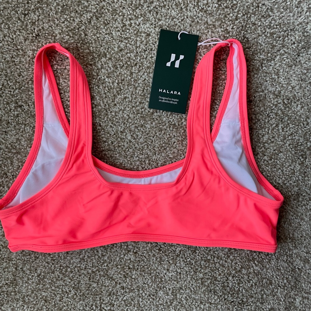 HALARA Dreamy Pink Bikini TOP and Crossover Swimsuit BOTTOMS, NWT, Size M (8-10) - Picture 5 of 9